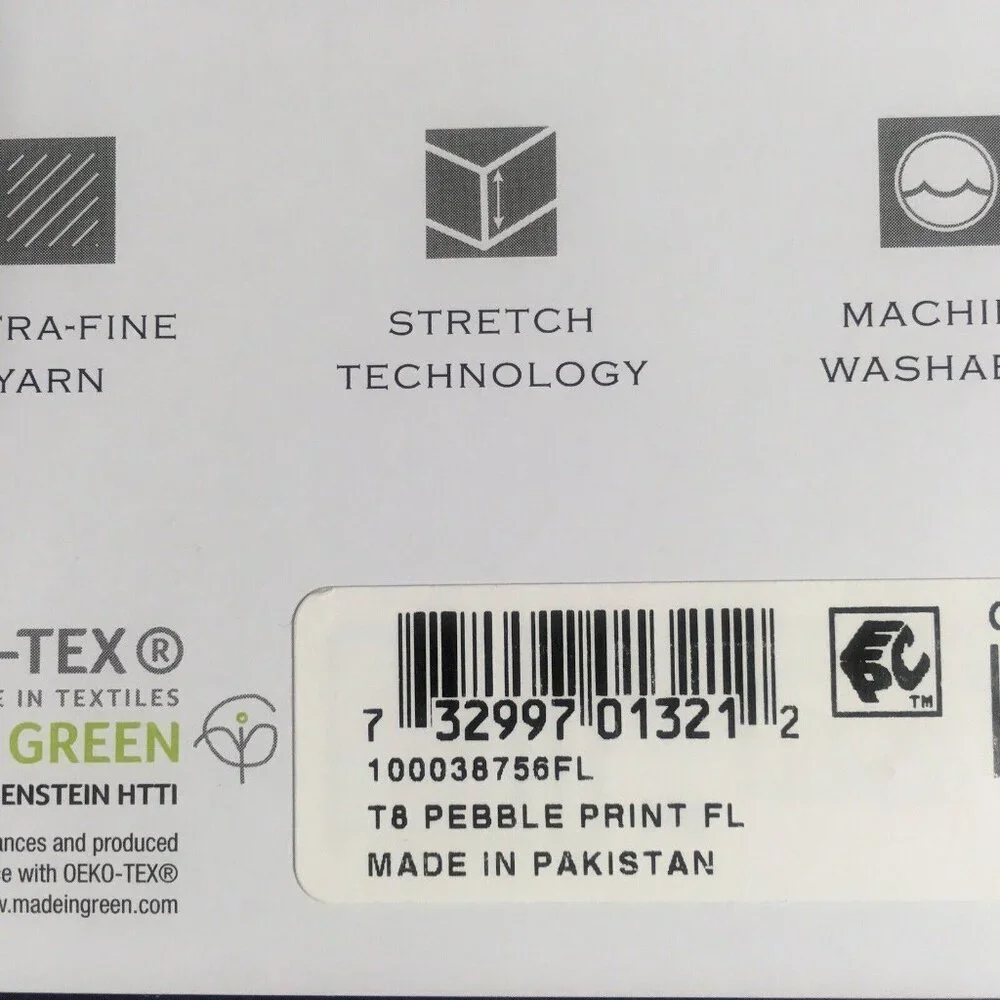new Charter Club Sleep Luxe 800 TC 100% Cotton FULL Sheet Set - Pebble Pattern